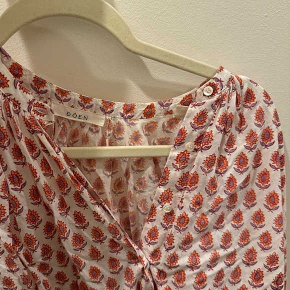 Doen Jane Top - Traveler Block Print - Picture 3 of 3